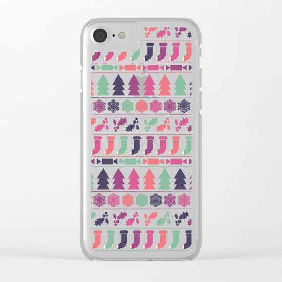 Christmas 2016 Clear iPhone Case