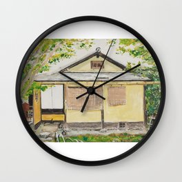 Traditional Japanese Tea Hut Wall Clock