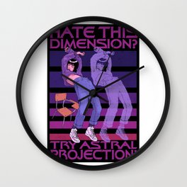 Try Astral Projection Wall Clock