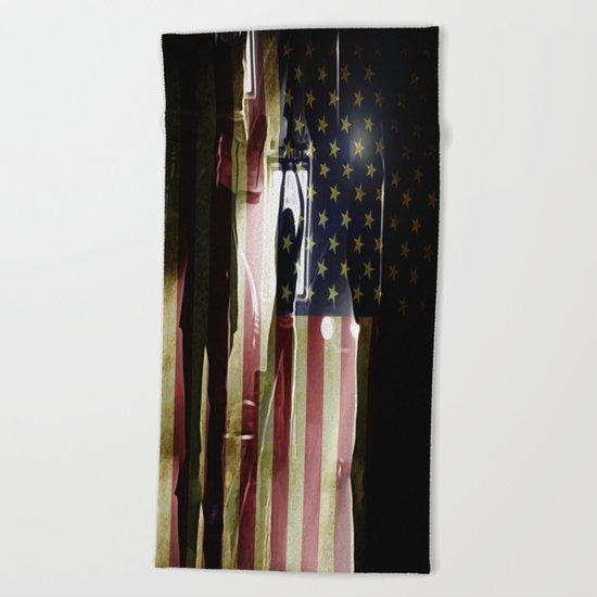 Casting Long Shadows Beach Towel