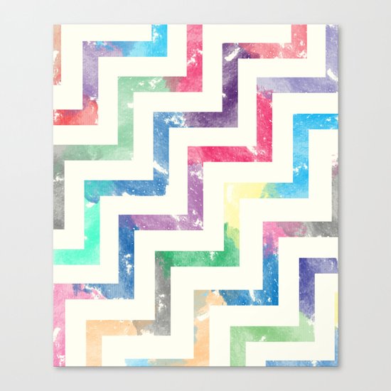 Colorful Geometric VI Canvas Print