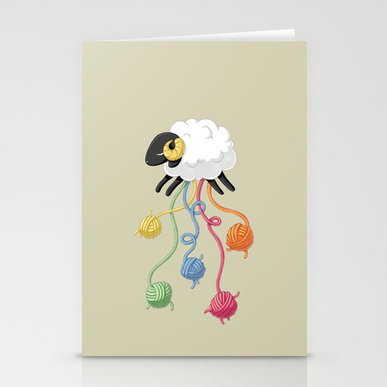 Wool Thread Stationery Cards