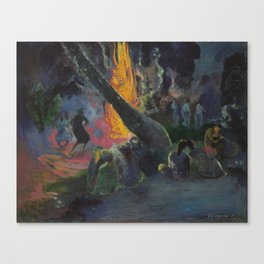 Upa Upa, The Fire Dance - Paul Gauguin Canvas Print