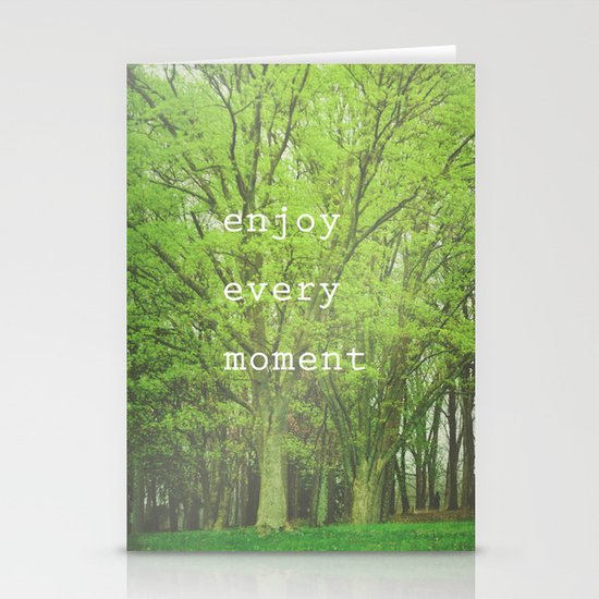 Enjoy Every Moment Stationery Cards