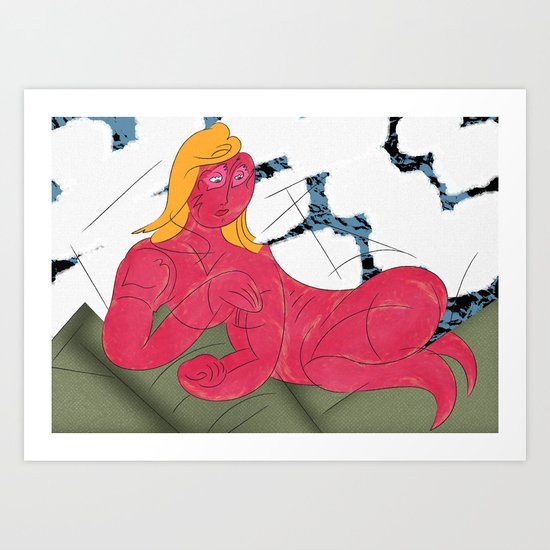 Girl Art Print