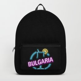 Bulgaria Cocktail Summer Design Backpack