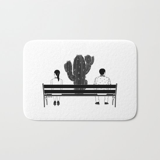 Loud Silence Between Us Bath Mat