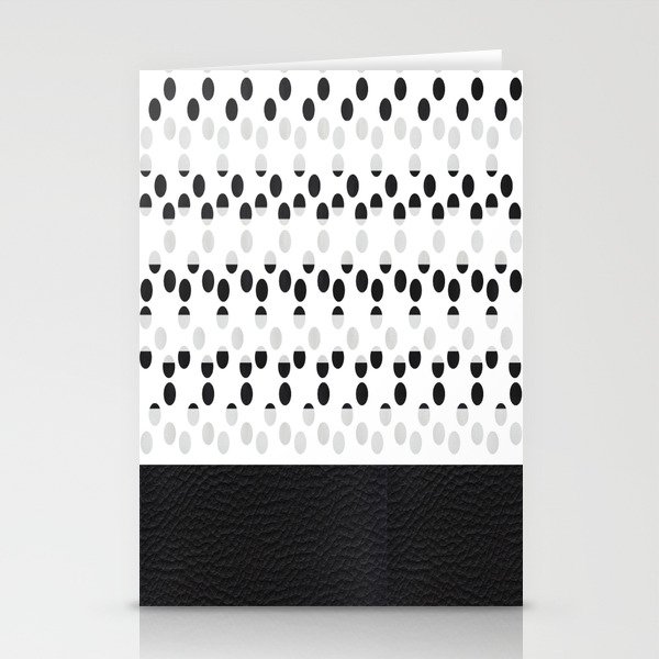 I see dots in black and white! Stationery Cards