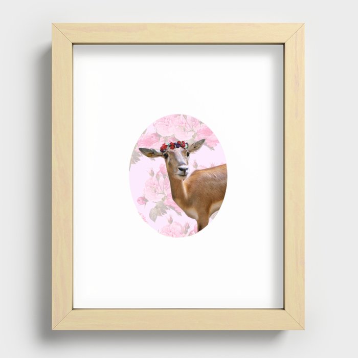 Fantastical Deer Recessed Framed Print