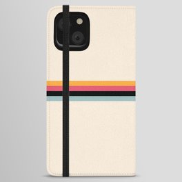 Yoshinaka - Classic Retro Stripes iPhone Wallet Case