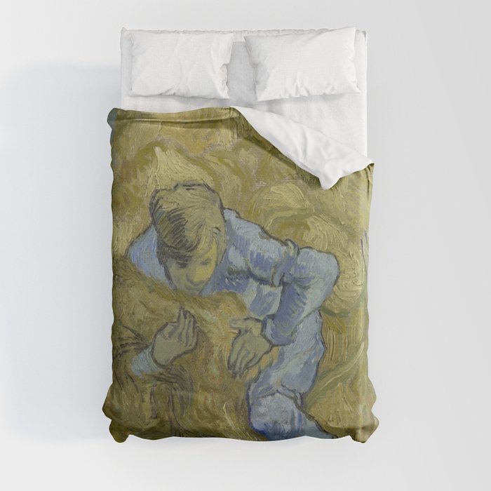 Vincent van Gogh The Sheaf Binder after Millet Duvet Cover by