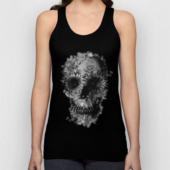 Skull 2 / BW Unisex Tank Top