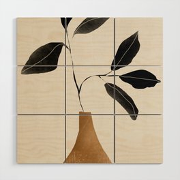 minimal plant 6 Wood Wall Art