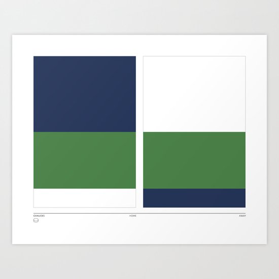 Home&Away Canucks Art Print
