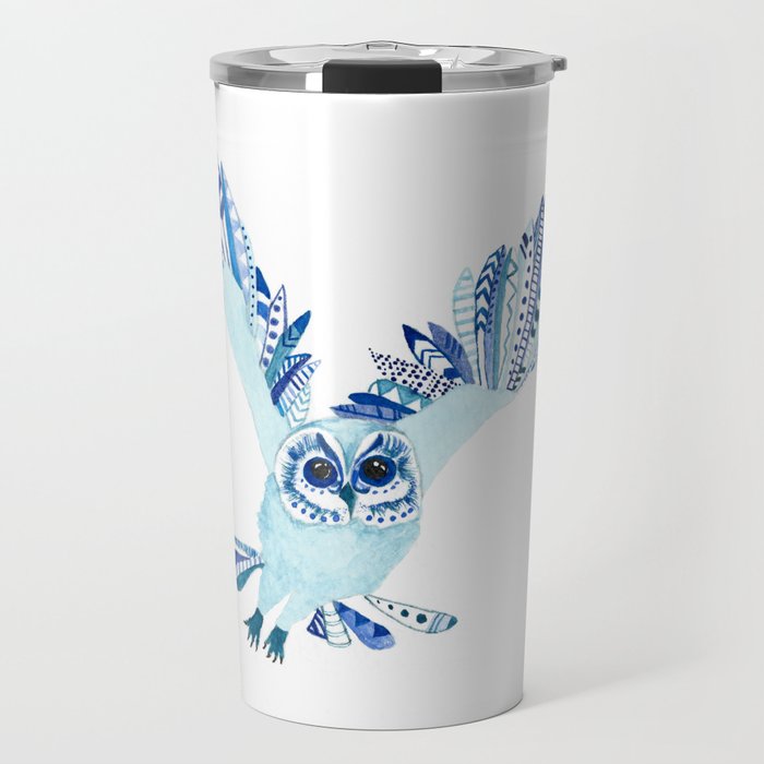 Aztec Owl Travel Mug