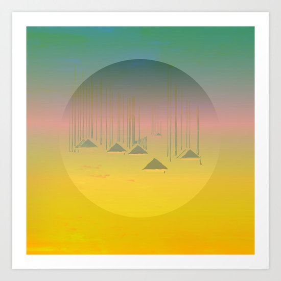 Archipelago 7 Islands / 19-01-17 Art Print