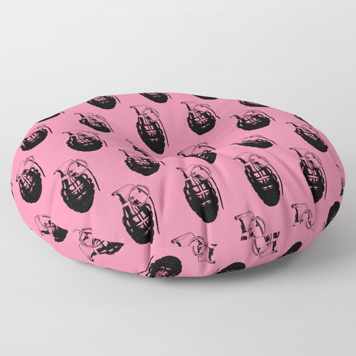 Grenades (pink edition) Floor Pillow