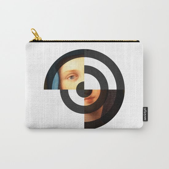 Abstract rings painting Carry-All Pouch