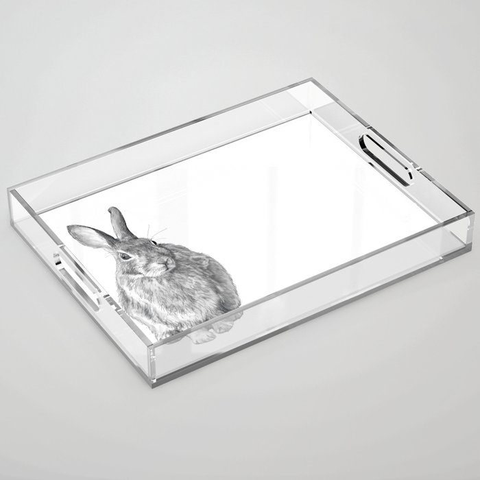 bunny hunny Acrylic Tray