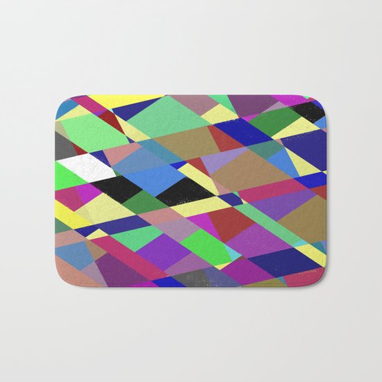 Pastel Geometry 2 Bath Mat