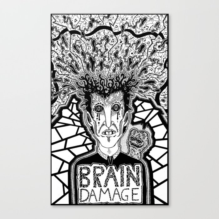 Brain Damage  Canvas Print