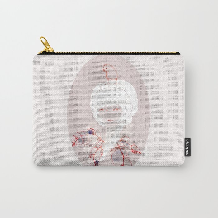 Portrait with Chick Carry-All Pouch
