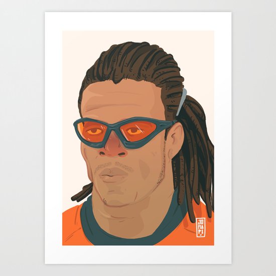Edgar Davids Art Print