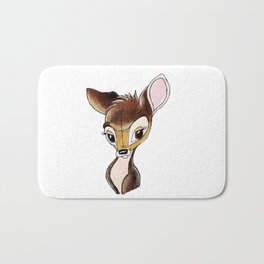 Cute and sweet baby deer Bath Mat