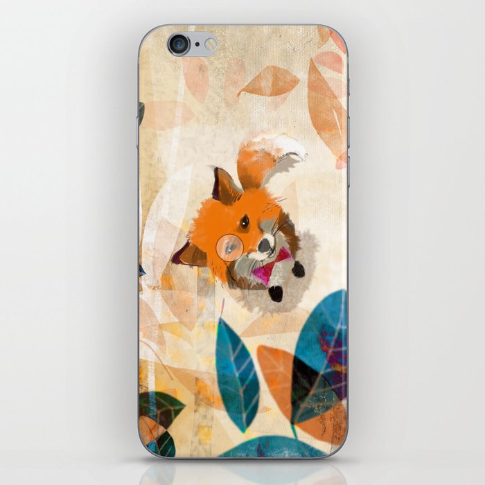 The Raven nad the Fox iPhone Skin
