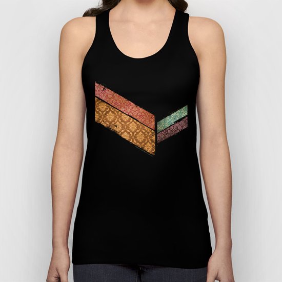 Vintage Material Chevron Unisex Tank Top