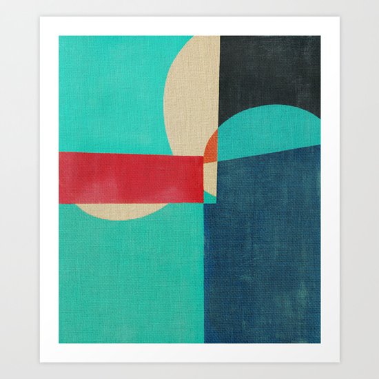 Sailing on the Reefs Art Print