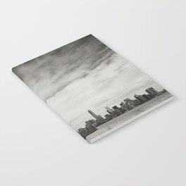 Back and white statue of liberty Notebook