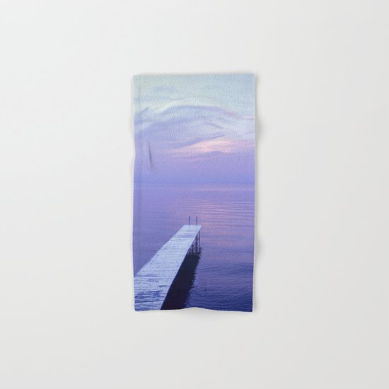 Long Dock Coastal Potography Hand & Bath Towel