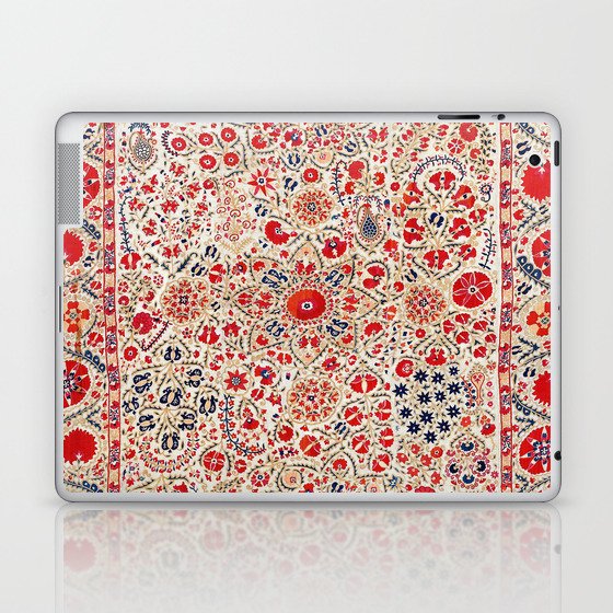 Bokhara Suzani Southwest Uzbekistan Embroidery Laptop & iPad Skin