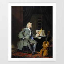 Portrait of a Member of the Van der Mersch Family, Cornelis Troost, 1736 Art Print | Style, White, Antique, Vintage, People, Young, Portrait, Black, Nostalgia, Caucasian 