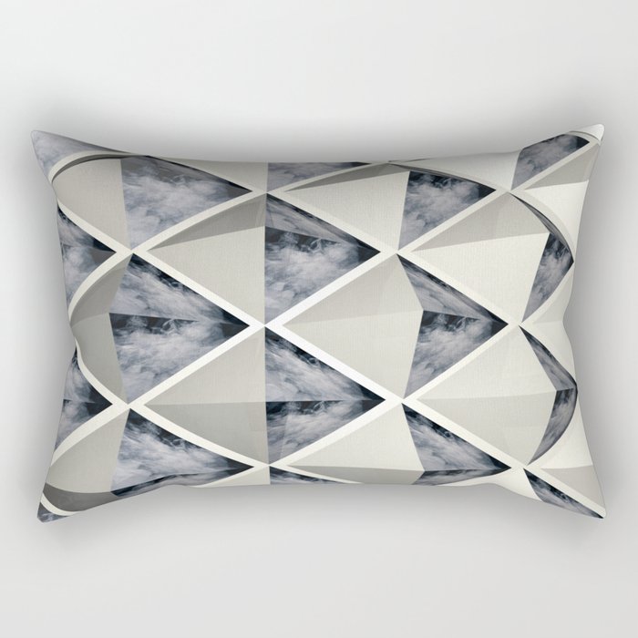 Smoky Diamond Rectangular Pillow