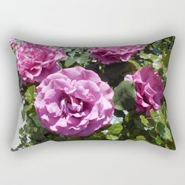 Pink Rose Rectangular Pillow