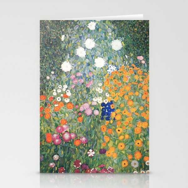 Gustav Klimt Flower Garden Stationery Cards