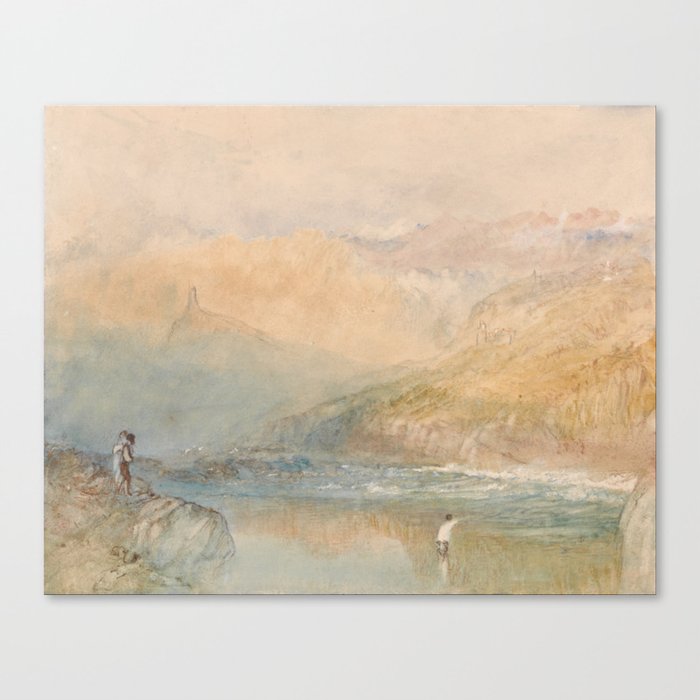 On the Mosell J. M. W. Turner Canvas Print