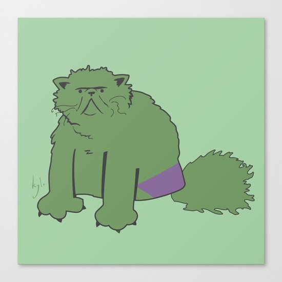 The Incatable Hulk Canvas Print