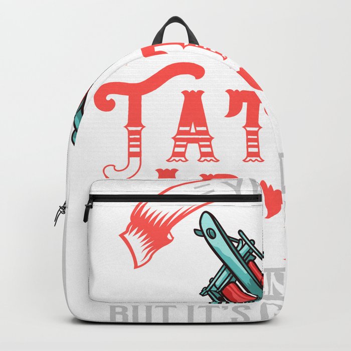 Tattoo Artist Gift Inked Machine Backpack