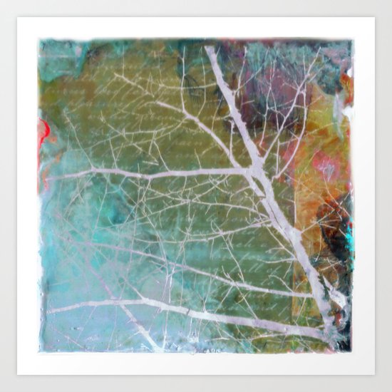 spring silk Art Print