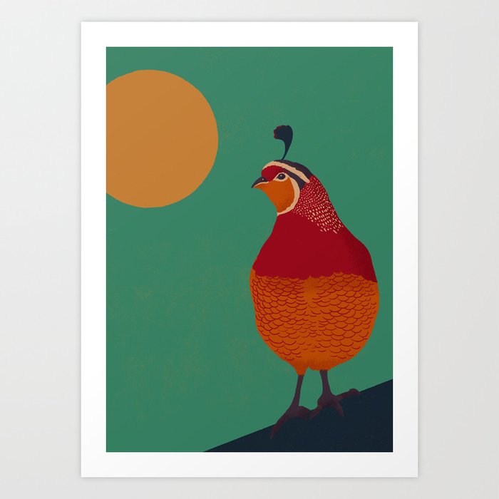 quail Art Print
