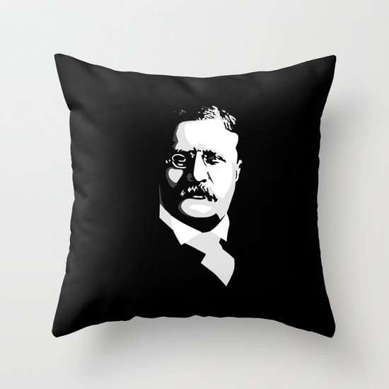 Teddy Roosevelt Throw Pillow