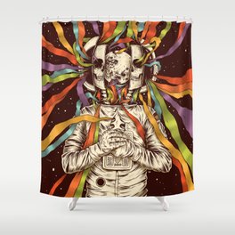 Life from The Darkest Existence Shower Curtain