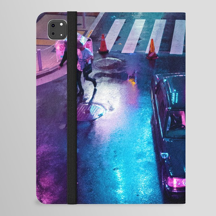 Lonely In Rainy Tokyo iPad Folio Case