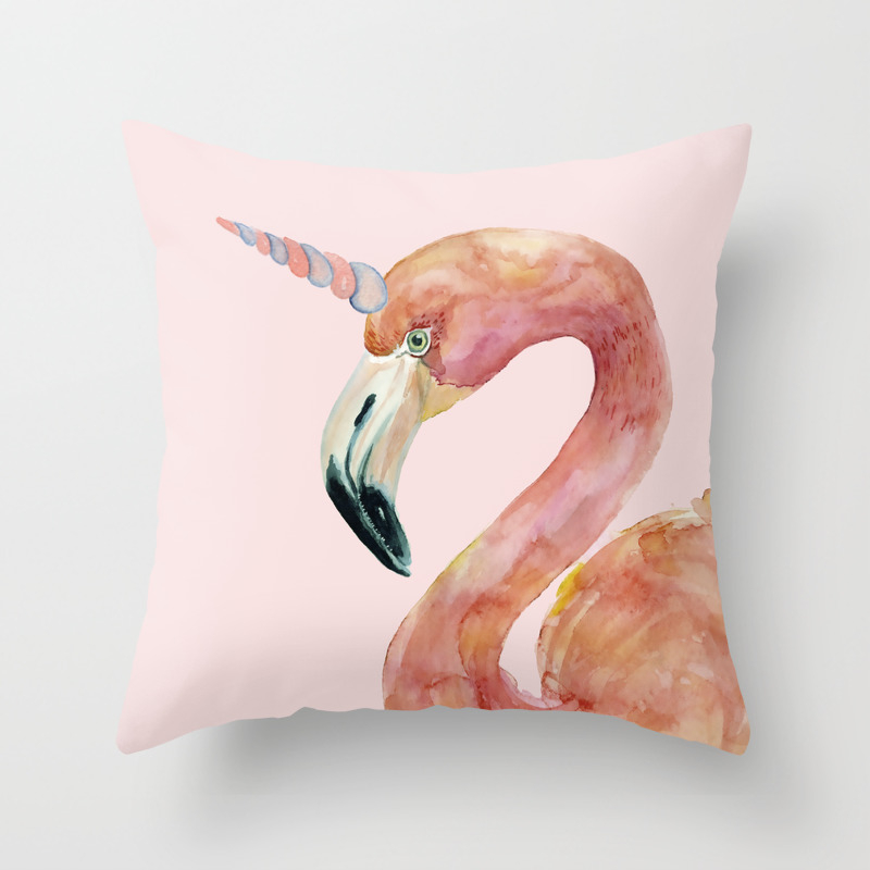 Be Special Flamingo Unicorn Throw Pillow By Betterhome Society6