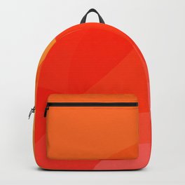 Abstract Organic Shapes in Red Backpack