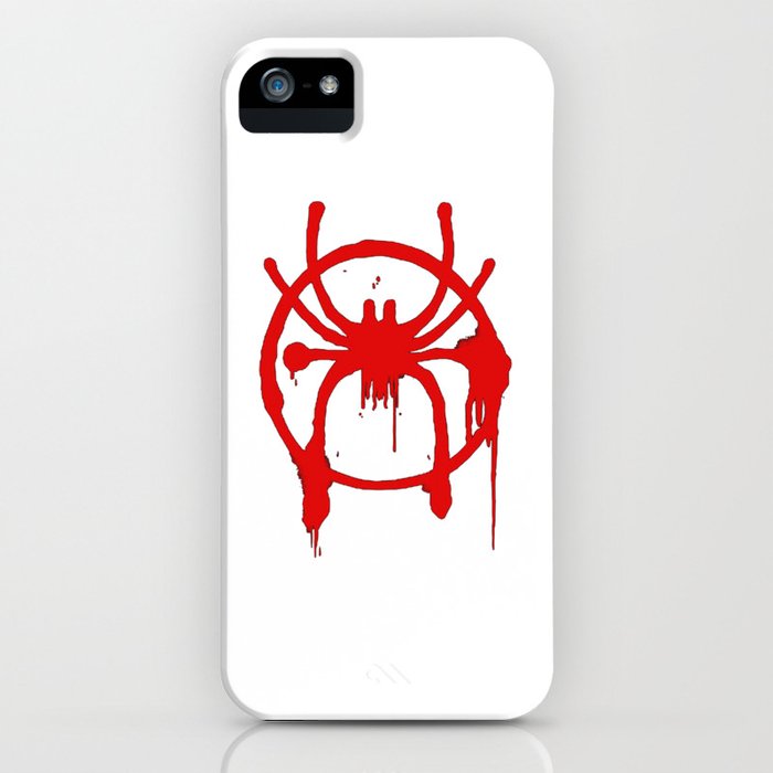 Spider Man Into The Spider Verse Spray Paint Logo Iphone Case By