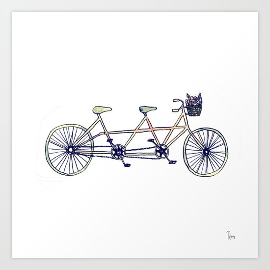 Tandem Art Print